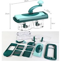 Máy cắt rau củ Dung cu da nang Dụng cụ cắt rau củ Nicer Dicer Fusion Genius đa năng cao cấp gồm nhiều dụng cụ dễ dàng sử dụng  chế biến nhiểu kiểu món 1