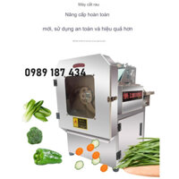 Máy cắt rau củ quả tự động. Cắt hành lá, cải chua...