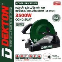 Máy cắt sắt 3500w dekton DK-CS355BL lưỡi hợp kim 355mm