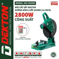 Máy cắt sắt bàn dekton dk-cs2800 2800w/ 355mm model 2023/ GIÁ TỐT CHÍNH HÃNG ĐL himoki
