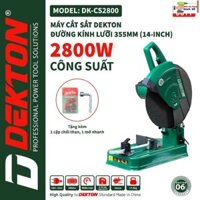 Máy cắt sắt bàn dekton dk-cs2800 2800w 355mm model 2023 máy xây dựng giá sĩ