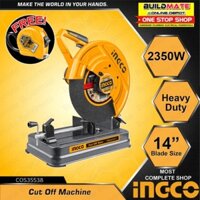 Máy cắt sắt bàn INGCO COS35538 ​​Máy cắt kim loại công suất lớn 2350W kèm lưỡi cắt 355mm, cắt thanh sắt, ống tròn, vuông