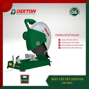 Máy cắt sắt Dekton DK-350 - 2800W
