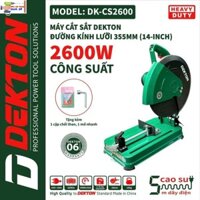 Máy cắt sắt dekton DK-CS2600 2600w dây đồng 100% Máy giá sĩ