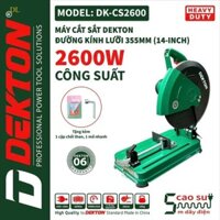 Máy cắt sắt dekton DK-CS2600 2600w dây đồng 100% Giá Tốt DL
