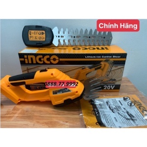 Máy cắt tỉa hàng rào dùng pin 20V INGCO CSTLI2001