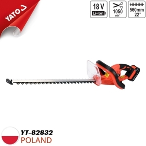 Máy cắt tỉa hàng rào YT-82832, bằng pin 18V (full set)