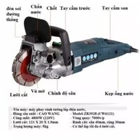 Máy cắt tường 5 lưỡi Kawang lưỡi 150 4800W