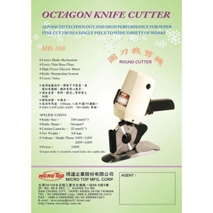 Máy cắt vải cầm tay Micro Top Mb100