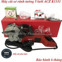 Máy cắt xẻ tạo rãnh tường 5 lưỡi ACZ K1331-Hàng chính hãng-Đầy đủ phụ kiện-Bảo hành 6 tháng