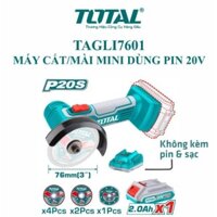 Máy cắt/mài mini dùng pin Lithium-Ion 20V TOTAL TAGLI7601 hàng chính hãng