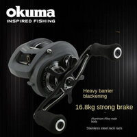 Máy câu cá Baitcast bánh răng bằng thép không gỉ siêu mạnh Okuma Komodo SS
