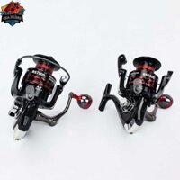 Máy câu cá cao cấp Yumoshi RS đỏ. máy full kim loại, có tay quay độ núm tròn cực đẹp, màu sắc và kiểu dáng cực đẹp