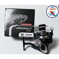 Máy câu cá đứng Pioneer Argonaut AT màu đen, nồi kim loại size 5000