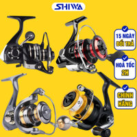 Máy Câu Cá Giá Rẻ DEUKIO Đủ Size 2000/3000/4000/5000/6000/7000 - Máy Câu Cá Full Kim Loại Phụ Kiện Đồ Câu Shiwa