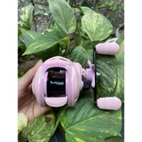 máy câu cá , máy ngang kim loại  màu Hồng sắc giá rẻ