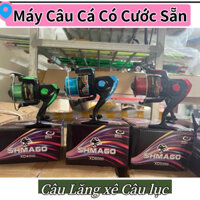 Máy Câu Cá SHMAGO Có Cước Sẵn Trong Máy - Câu Lục Câu Lăng xê