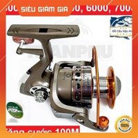 Máy câu cá Yumoshi LC Series 3000 - 7000 tặng cước Daiwa 7 màu 100M (trị giá 25k) giá Rẻ