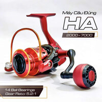 Máy Câu CNC HA Kim Loại Tay Quay Độ tải cá siêu khoẻ TRÊN 10KG size 2000 đến 8000- Fishing Dio