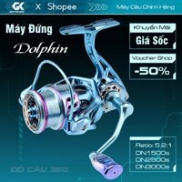 Máy Câu Đứng Dolphin DN Máy Câu Lure Cao Cấp 1500 2500 3000 Máy Câu Cá Kim Loại