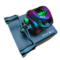 Máy câu lure máy ngang câu cá Daiwa màu titan bền đẹp