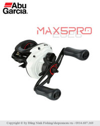 Máy câu ngang Abu Garcia Max 5PRO | Mạnh Mẽ, Mượt Mà, Drag Carbon 20lb Cho Cần Thủ Lure