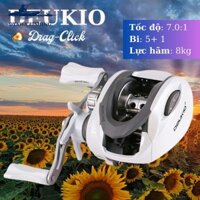 Máy Câu Ngang DEUKIO Kim Loại, Có Tiếng Drag-Click