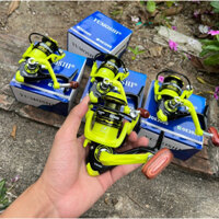 Máy Câu OE xanh dạ quang  Máy Câu Full Kim Loại