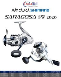 MÁY CÂU SHIMANO SARAGOSA SW MODEL 2020