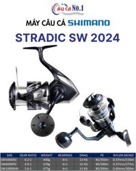 MÁY CÂU SHIMANO STRADIC 2024 SW
