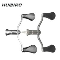 Máy Câu Tay Cầm Thay Thế Tay Cầm Kim Loại Cho SHIMANO DAIWA Quay Câu Cá Núm Cao Su Câu Cá Tay Cầm Đôi
