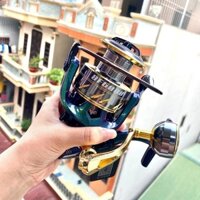 Máy câu Yolo BF kim loại độ núm tròn tải cá khủng từ 3000 đến 6000