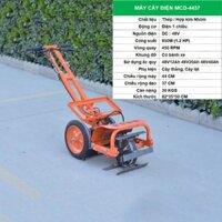 Máy cày chạy điện MCD-4437, Máy cày đa năng, Máy làm đất dùng ắc quy 48V 850W