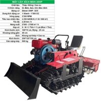 Máy cày Diesel MDH-35HP, Máy cày bánh xích đa năng, Máy làm ruộng nước