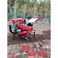 Máy cày diesel nông nghiệp cầm tay nhỏ sườn núi bừa mương cày quay đất thông ruộng lúa cày đất núi