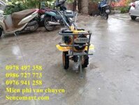 Máy cày xới đất mini dùng động cơ xăng Taro 170F, hàng chính hãng tại Sencomart