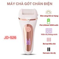 Máy Chà Gót Chân JinDing JD526 tẩy Tế Bào Chết , Máy Tẩy Da Chết Gót Chân, Máy chà gót chân 3 đầu mài