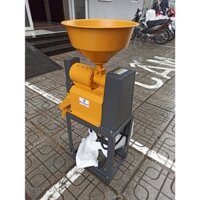 Máy chà lúa gia đình, máy xay lúa xát gạo mini. Động cơ 100% dây đồng