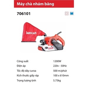 Máy chà nhám băng tải Sencan 706101