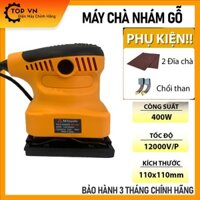 Máy chà nhám gỗ Mitsushi công suất lớn 400w, tốc độ 12000v/p - Máy chà nhám vuông cỡ đĩa 100x110mm