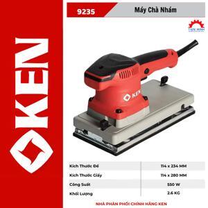 Máy chà nhám KEN 9235, 115mm x 235mm