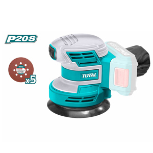 Máy chà nhám tròn dùng pin 20V Total TROSLI2001