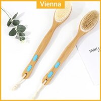 Máy chà sàn lưng hai mặt Dụng cụ làm sạch bàn chải Massage tẩy tế bào chết da khô