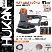 Máy chà tường có đèn Hukan G2-DS5819, đường kính chà 180mm, sản phẩm mẫu mới THỢ MÁY