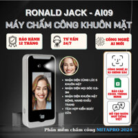 Máy chấm công khuôn mặt, thẻ từ, password Ronald Jack AI09 Công nghệ AI mới