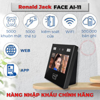 Máy Chấm Công Khuôn Mặt, Thẻ Từ, Password Ronald Jack AI11 Xem Dữ Liệu Qua Web, App