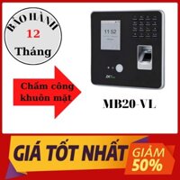 MÁY CHẤM CÔNG KHUÔN MẶT ZKTeco MB20-VL tích hợp kiểm soát cửa tốt, hàng chính hãng ZKTeco