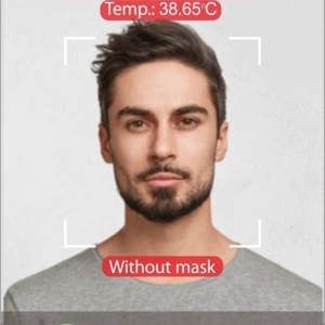 Máy chấm công kiểm soát cửa ra vào bằng thân nhiệt ZKTeco ProFace X [TD]