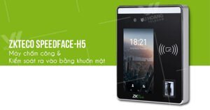 Máy chấm công kiểm soát cửa ra vào nhận dạng khuôn mặt ZKTeco SpeedFace-H5