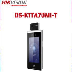 Máy chấm công nhận diện khuôn mặt và sàng lọc nhiệt độ Hikvision DS-K1TA70MI-T